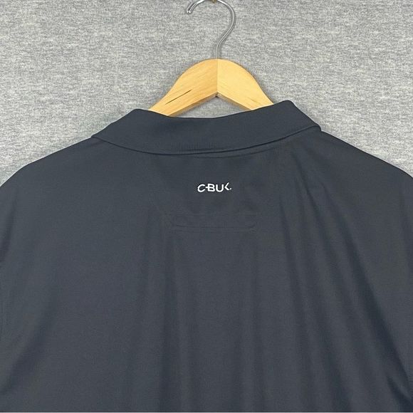 Pittsburgh Steelers C-Buk by Cutter & Buck Mens Black Short Sleeve Polo Sz XXL - Picture 3 of 10